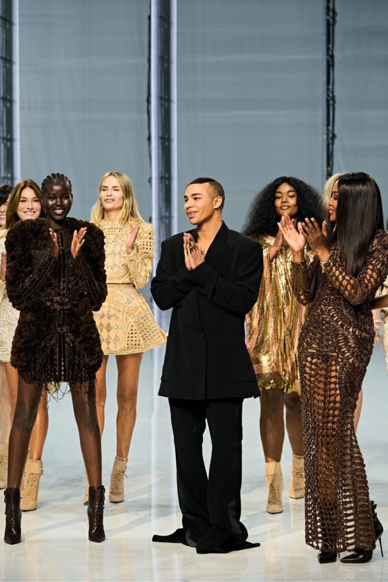 Olivier Rousteing quitte Balmain : la fin d’une ère flamboyante
